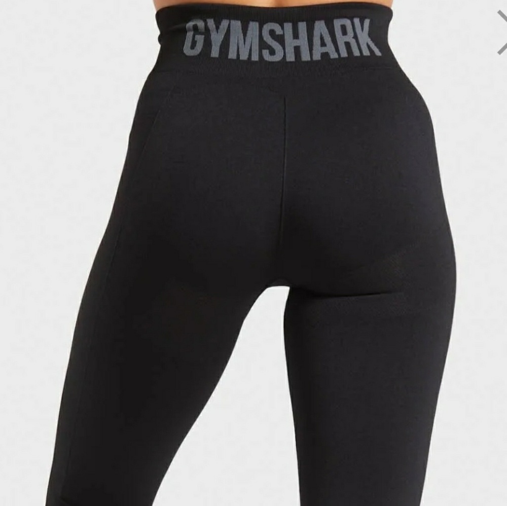 Flex high waisted leggings Black/charcoal Large